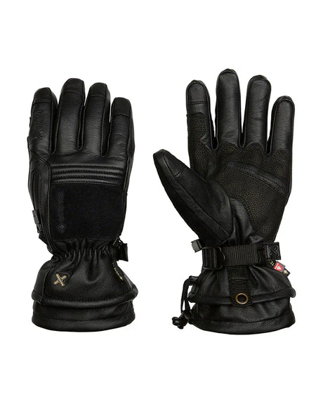 XTM Performance Gloves Black / XS Everest II Leather Gore-tex Ski Glove DU035-BLK-XS
