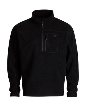 XTM Performance Men's Fleece Black / S Marengo 1/4 Zip Neck Mens Seawool Fleece NM022-BLK-S