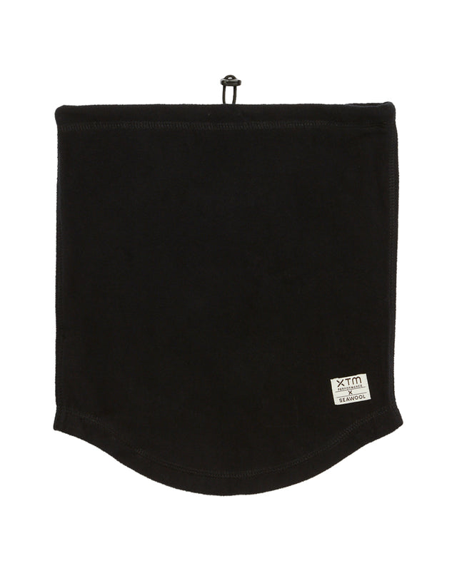 XTM Performance Neck Gaiters Black Spencer Recycled-Seawool Microfleece Blend Neckwarmer Neck Gaiter HU123-BLK
