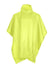 XTM Performance Ponchos Fluoro Yellow Stash Packable Rain Poncho RU007-FLY-1SZ