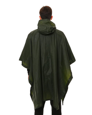 XTM Performance Ponchos Stash Packable Rain Poncho