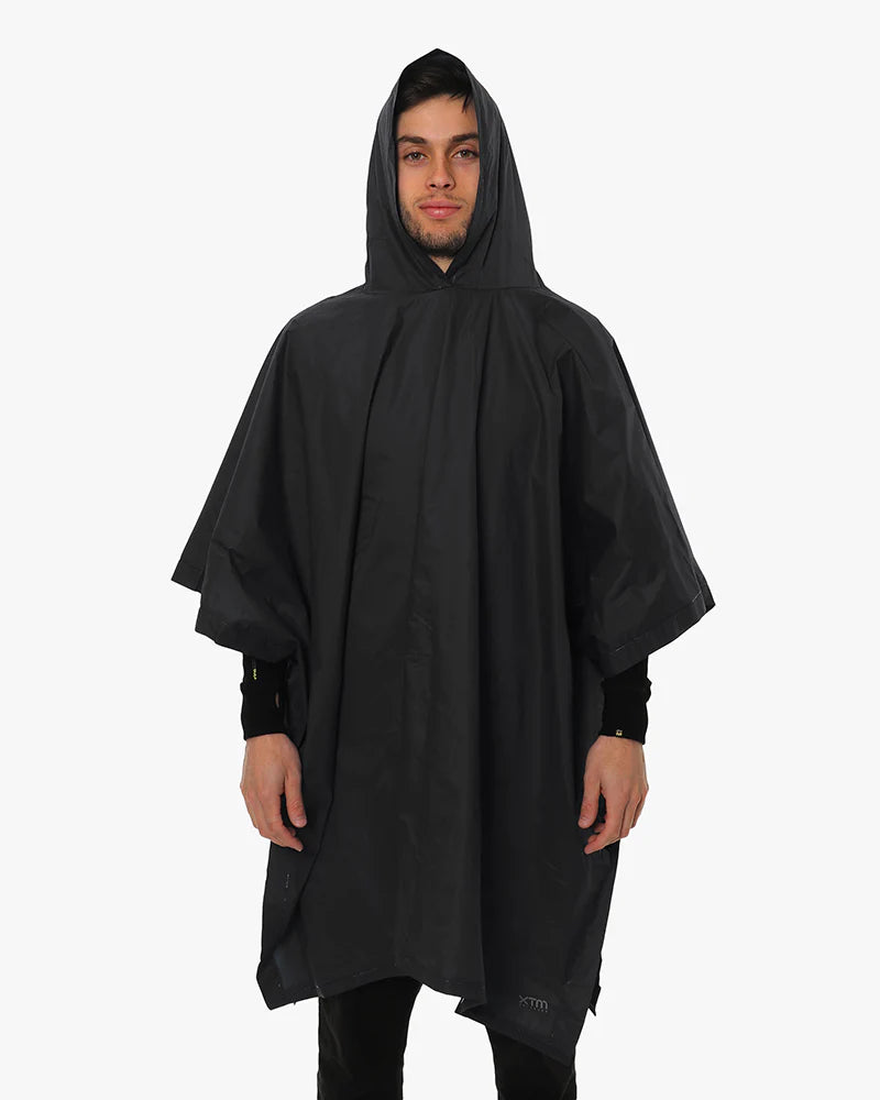 XTM Performance Ponchos Stash Packable Rain Poncho