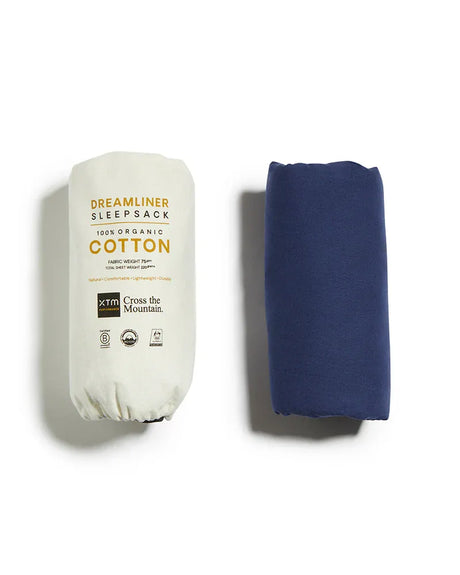 XTM Performance Sleeping Bag Dreamliner 100% Cotton Sleeping Bag Liner LU032-SLB-1SZ