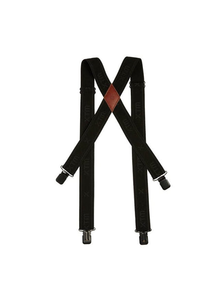 XTM Performance Suspenders Black Adults Braces Suspenders TU003-BLK