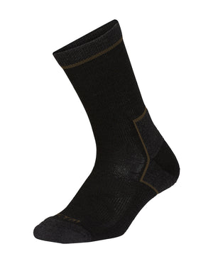 XTM Performance Unisex Hiking Socks Black / A2-8 Venture Lightweight Merino Wool-Blend Hiking Sock SU038-BLK-0208