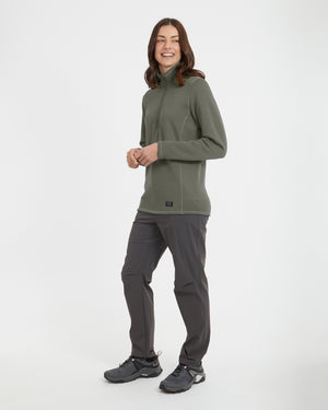 XTM Performance Women's Fleece Womens Merino Aero Grid Fleece