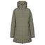 XTM Performance Woolxloft Womens Coat in Light Khaki, front view on white background