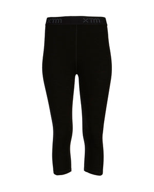 XTM Performance Women's Thermal Pants Black / 8 Ladies Merino 230 Wool 3/4 Length Thermal Pants ML008-BLK-08