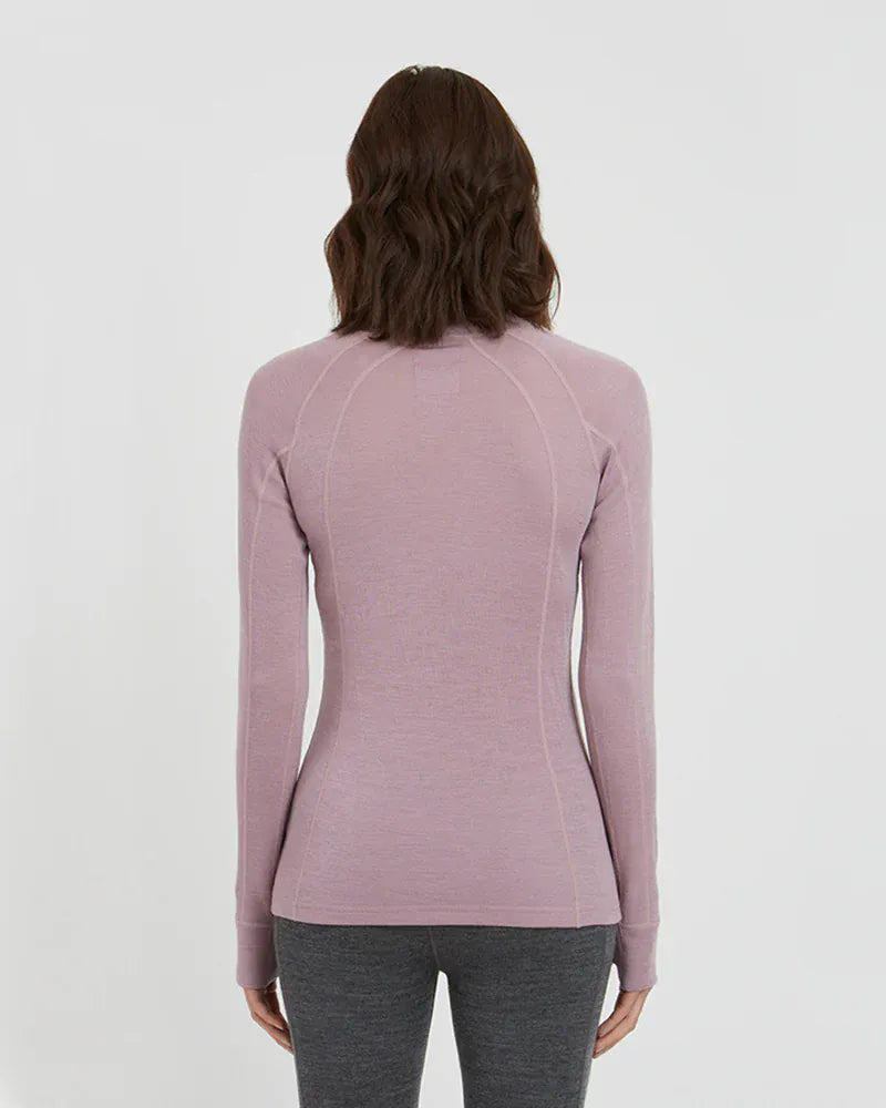 XTM Performance Women's Thermal Top Ladies Merino 230 Wool Zip Neck Long Sleeve Thermal Top