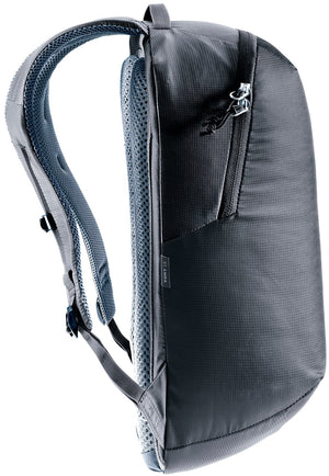 Deuter Yort 15 side profile showing the slim body and side zip