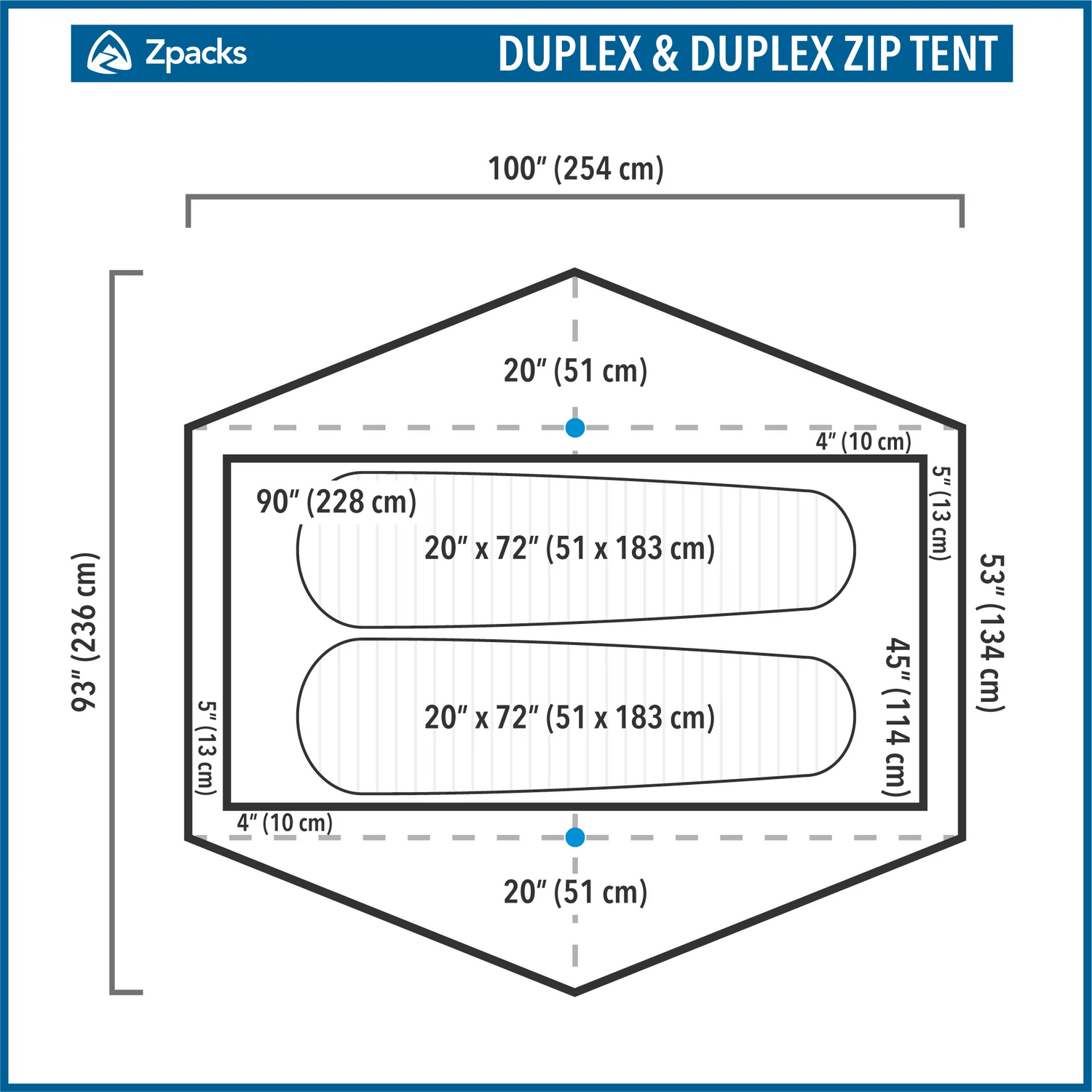 Z packs Tent Duplex Zip Tent