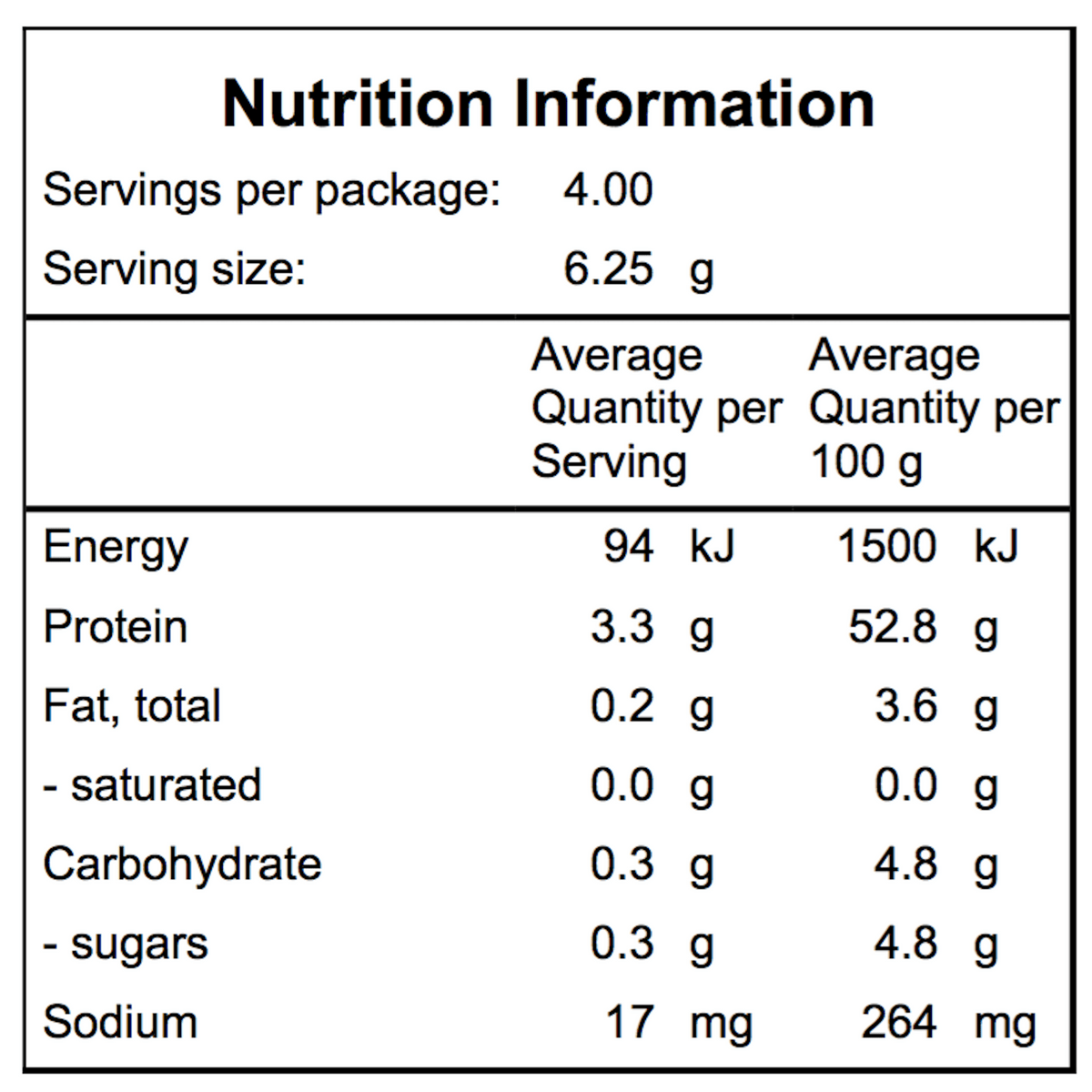 campers pantry Broccoli Broccoli (Pantry) CPBF2516