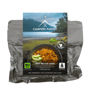 Campers Pantry Dehydrated Meals Single Serve / Spicy Mexican Beans Freeze-dried Expedition Meals