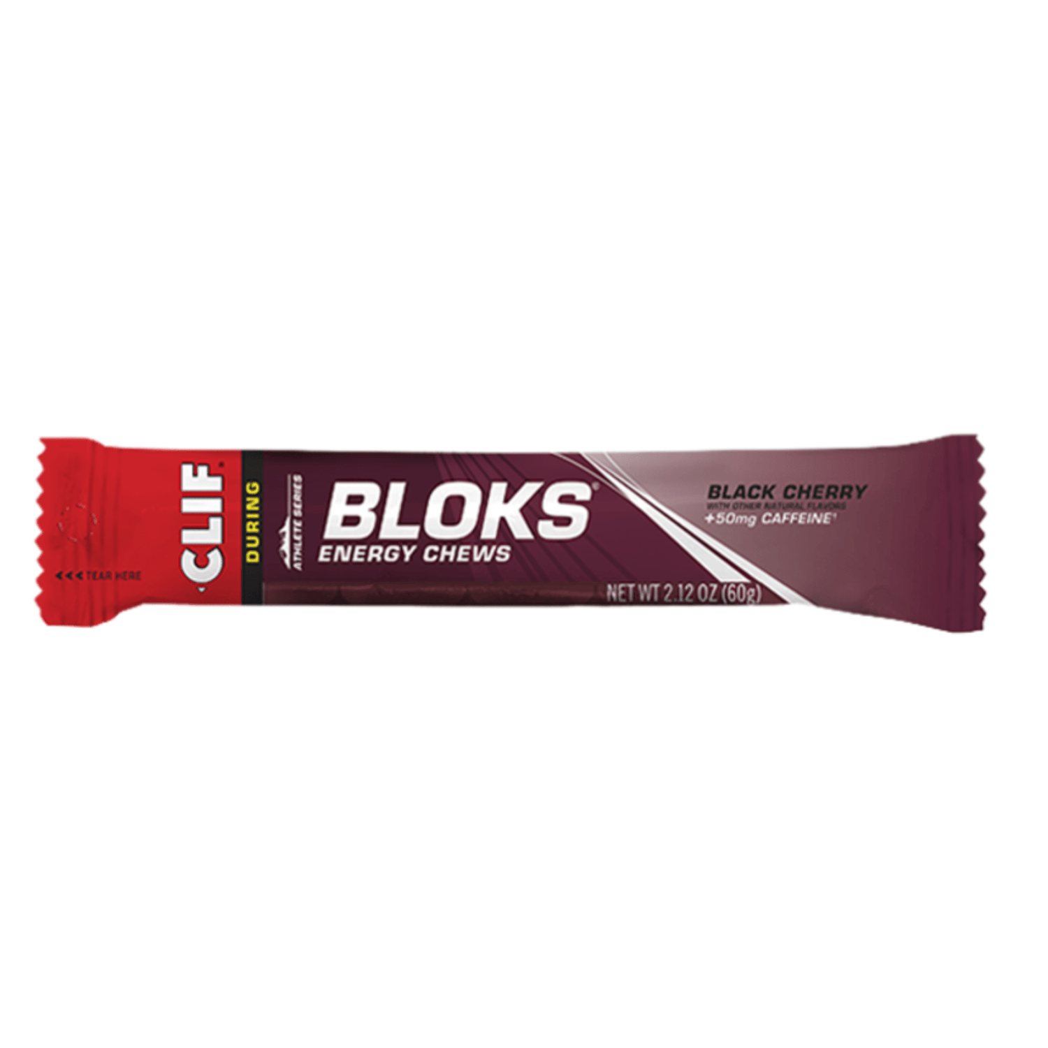 clif Energy Chews 1 / Black Cherry (50mg Caffeine) BLOKS Energy Chews CLIF551