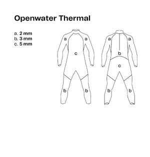 orca Ocean Swimming Openwater RS1 Thermal Mens Wetsuit